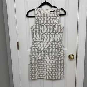 Black and white Tibi dress